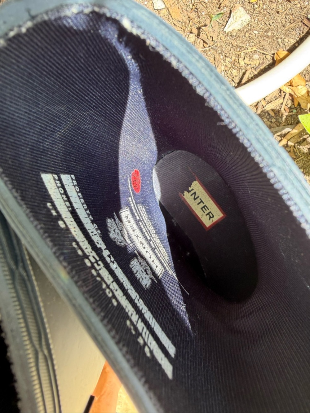 Hunter Kids Navy Blue Waterproof Rain Boots - Picture 3 of 9